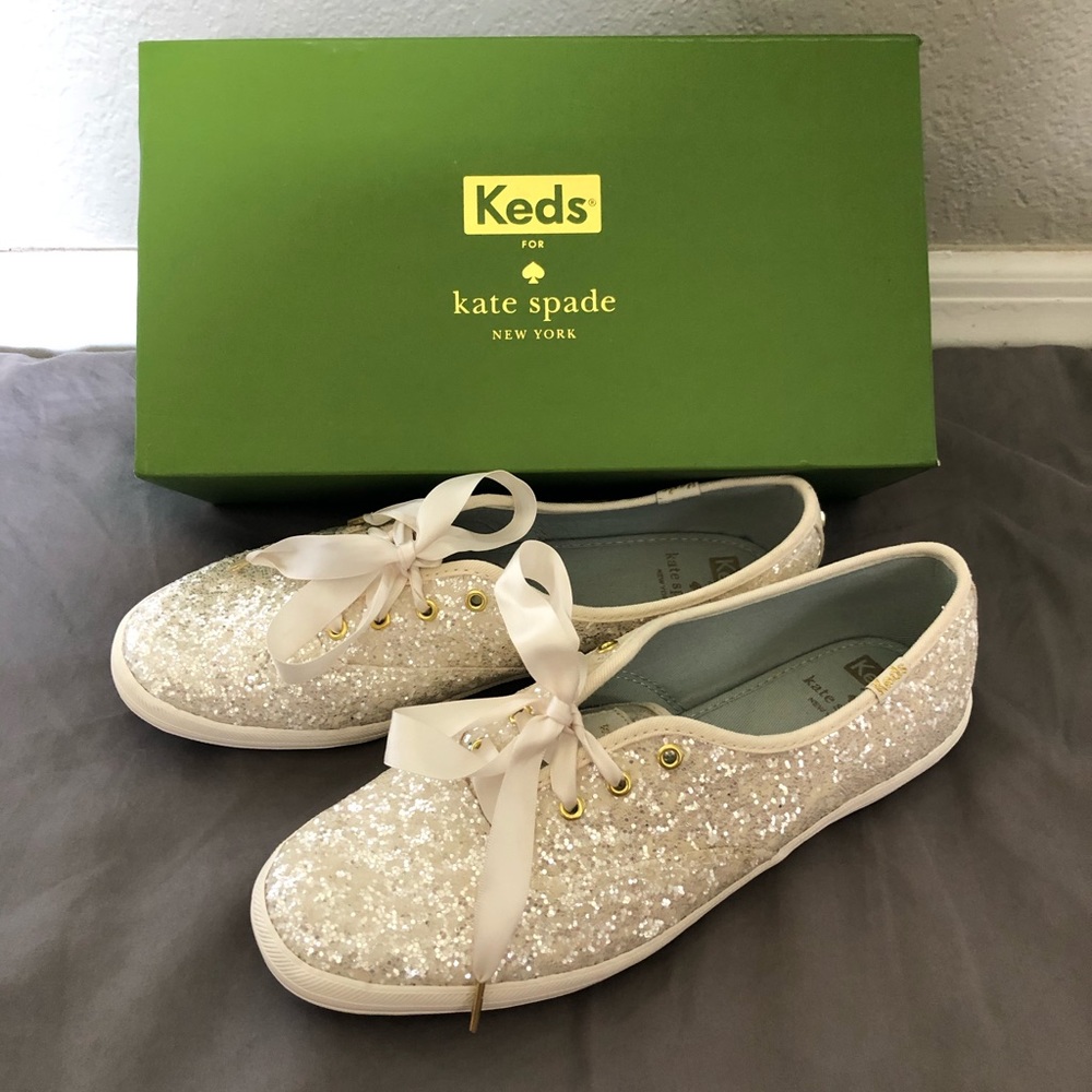 Keds x Kate Spade glitter shoes